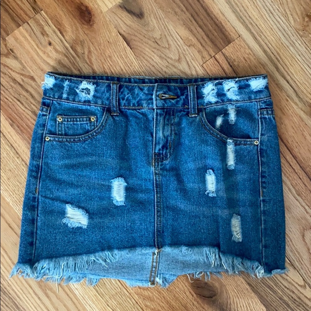 Forever 21 denim skirt